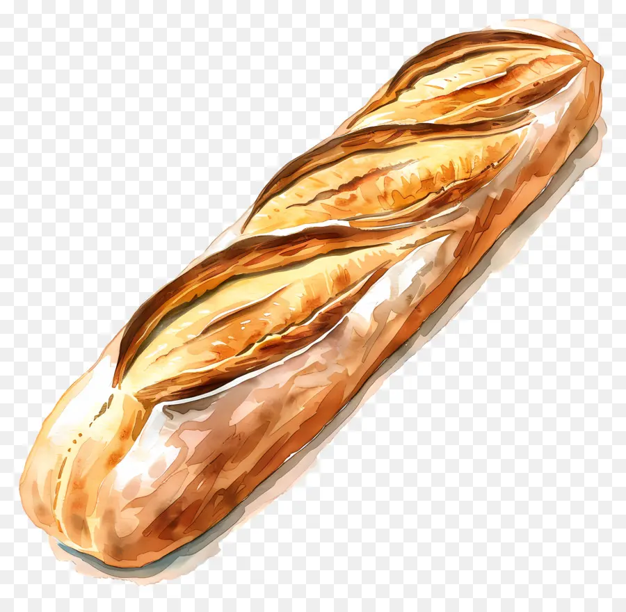 Baguete，Pão Francês PNG