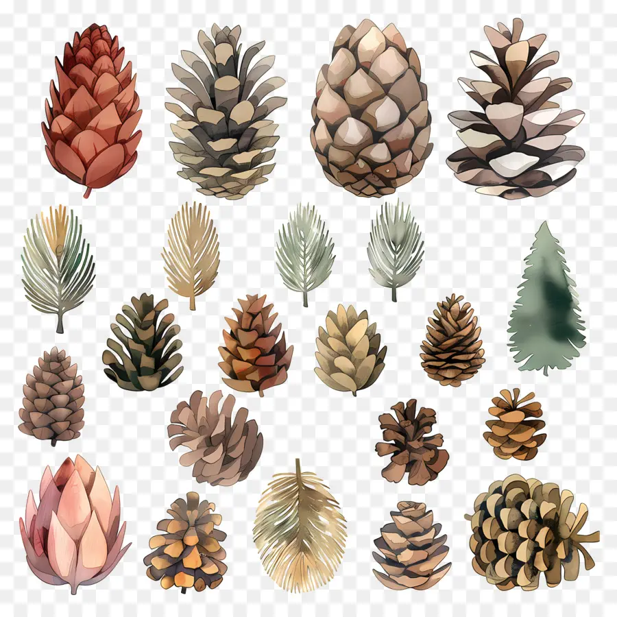 Pinecone，Pinhas PNG