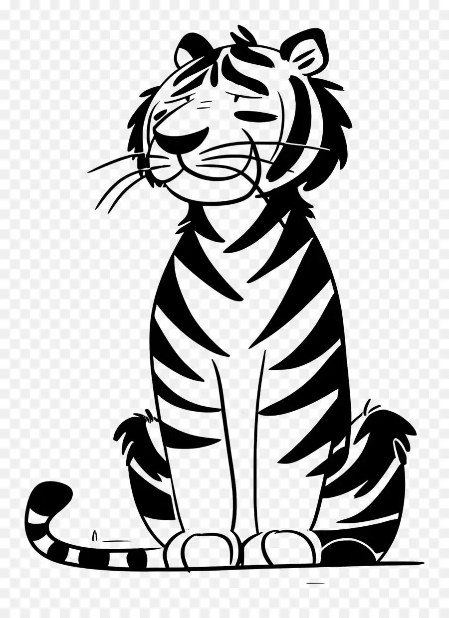 Cartoon Tigre，Tigre PNG