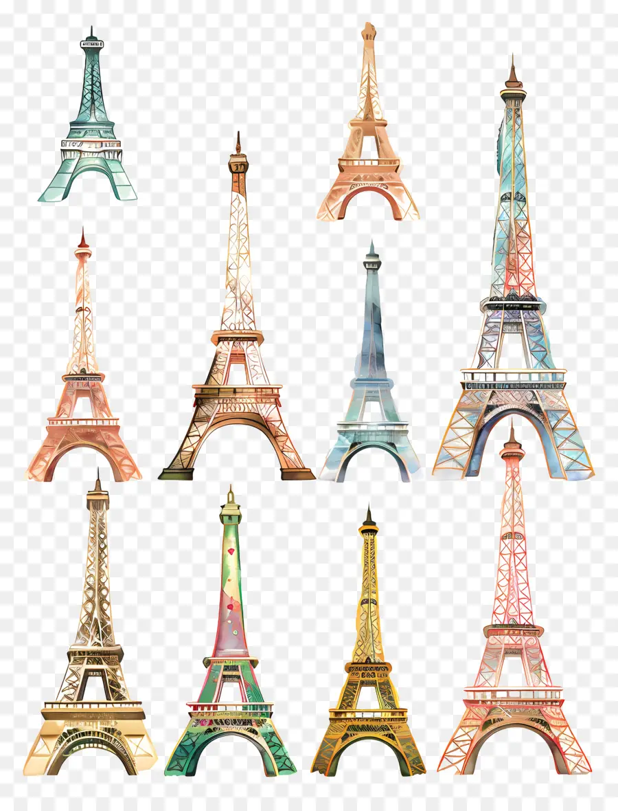 Torre Eiffel，Paris PNG