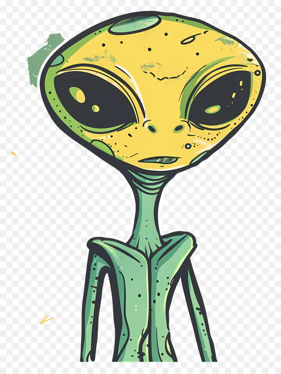 Cartoon Alienígena，Alien PNG