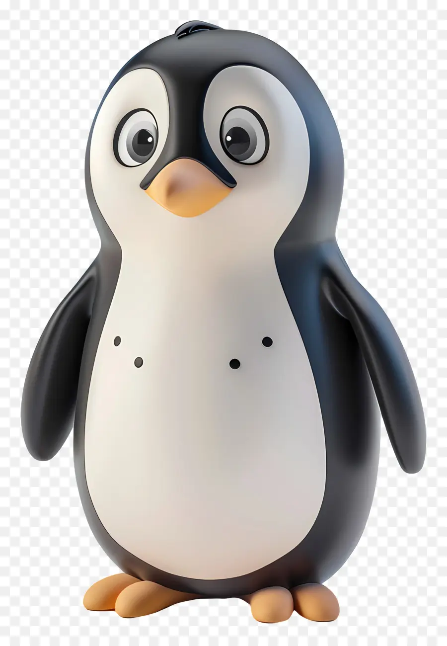 3d Little Penguin，Penguin PNG