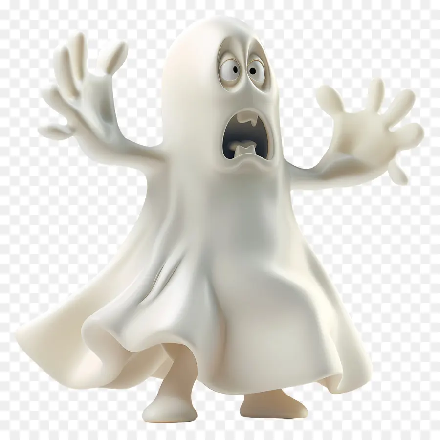 3d Fantasma Assustada，Ghost PNG