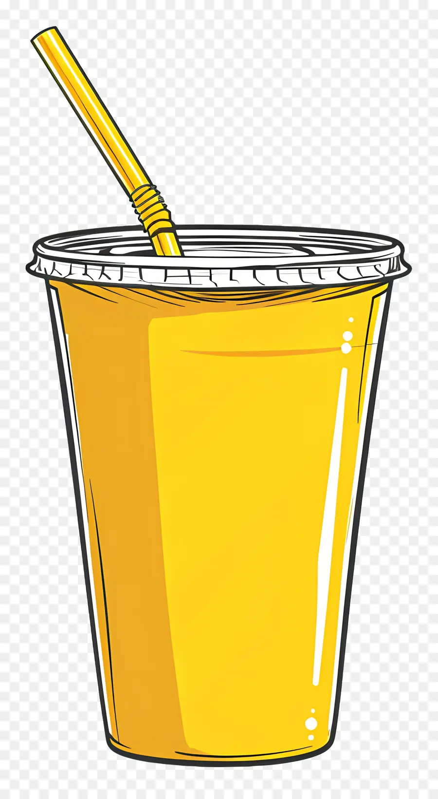 Copo Descartável，Copo De Plástico Amarelo PNG