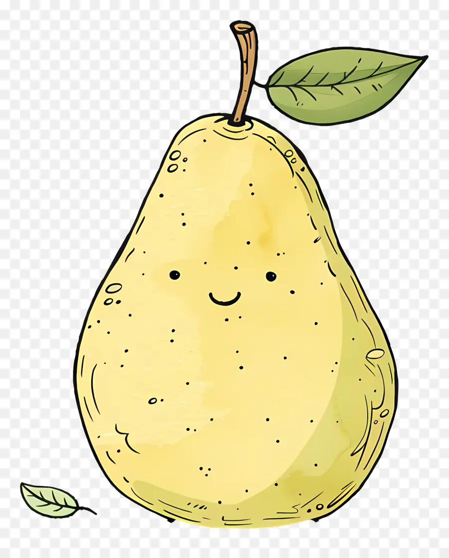 Pera Dos Desenhos Animados，Pear Sorridente PNG