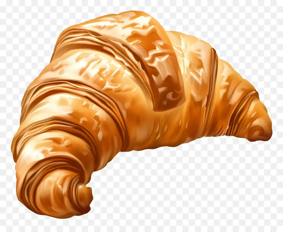 Croissant，Recém Assados PNG