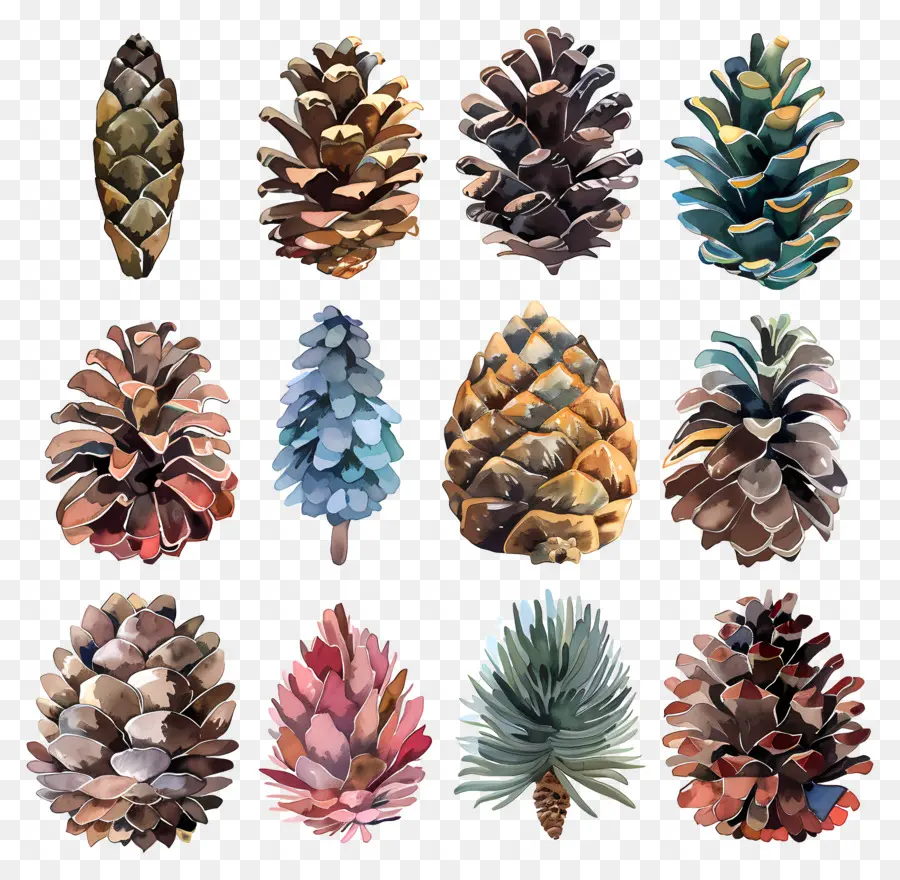 Pinecone，Pinhas PNG