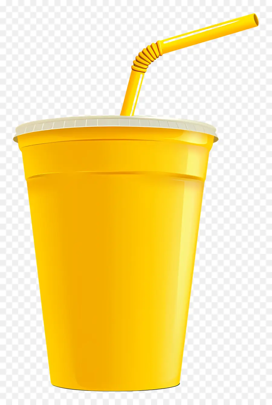 Copo Descartável，Copo De Plástico Amarelo PNG