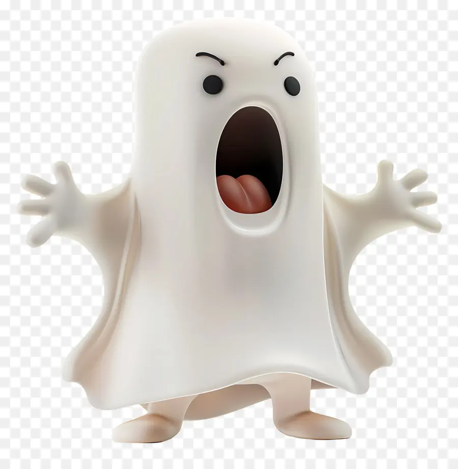 3d Fantasma Assustada，Ghost PNG