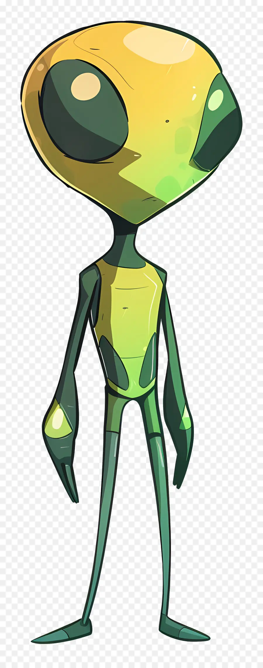 Cartoon Alienígena，Alien PNG