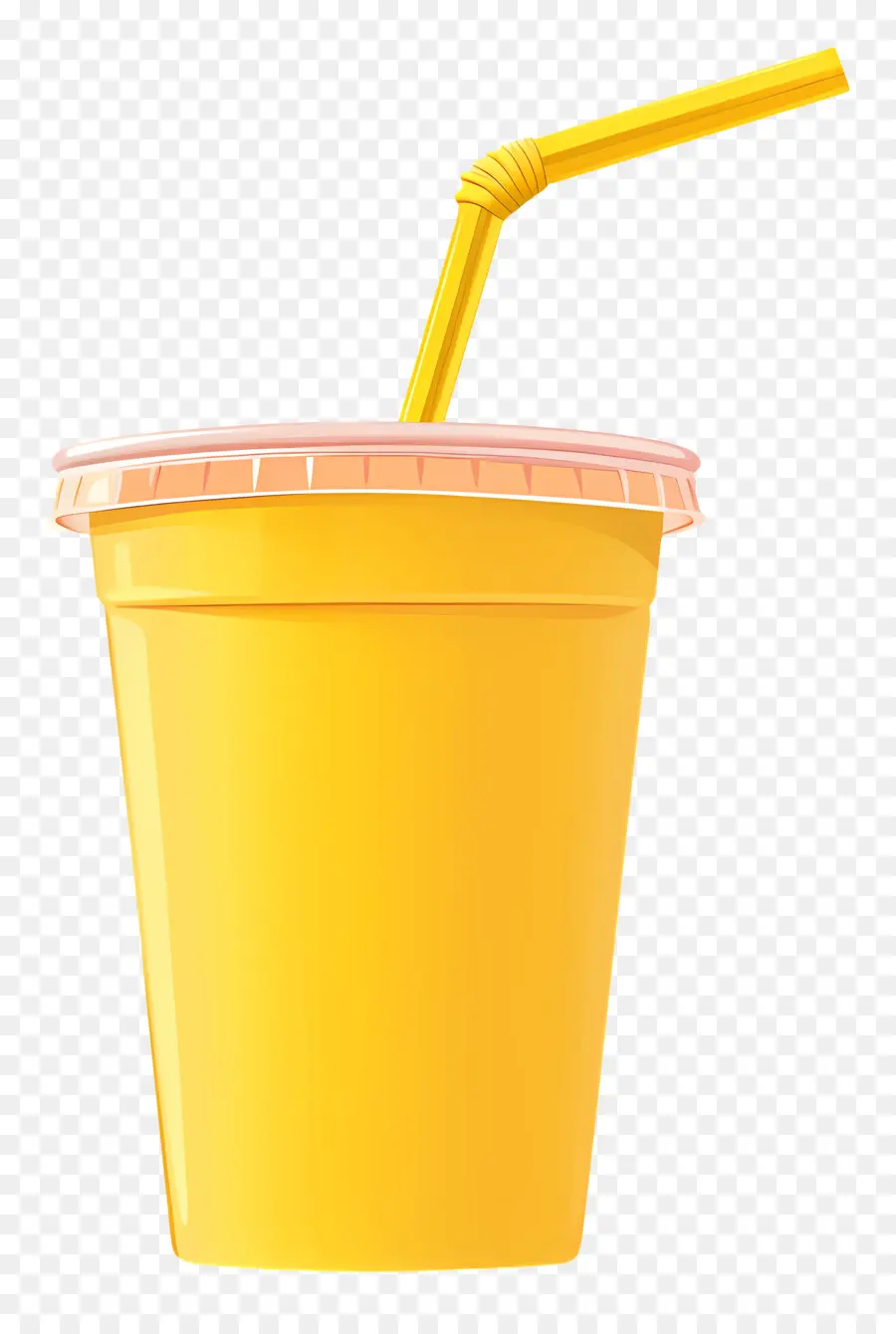 Copo Descartável，Copo De Plástico Amarelo PNG