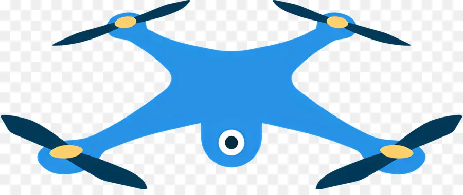 Drone，Drone Azul PNG