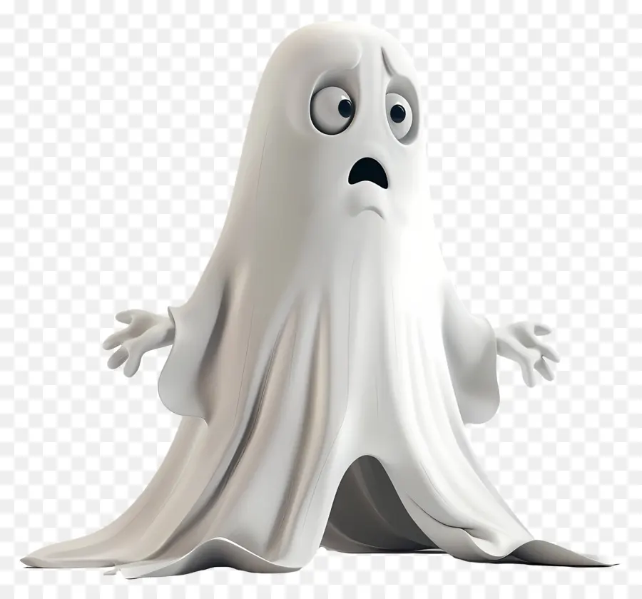 3d Fantasma Assustada，Ghost PNG