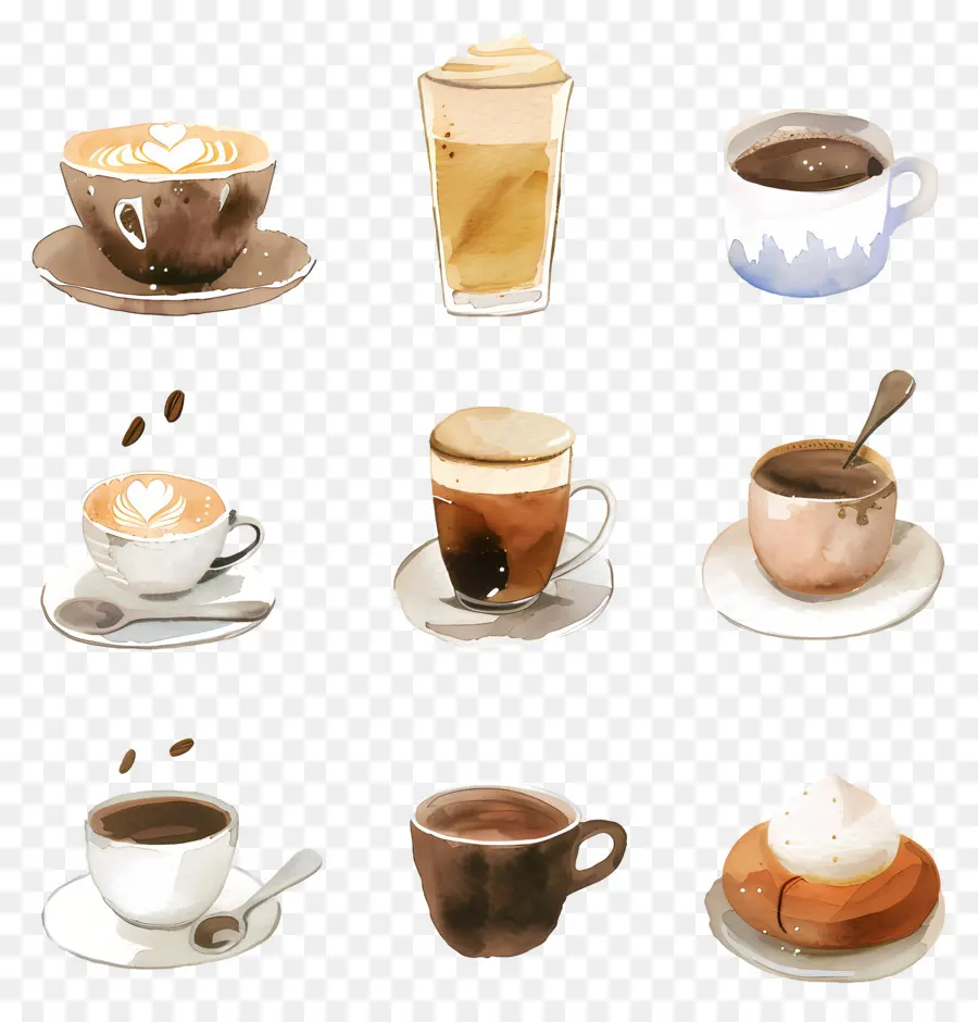 Café，Copos De Café PNG