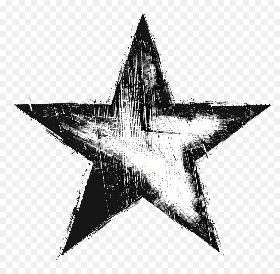 Estrela Negra，Grunge PNG