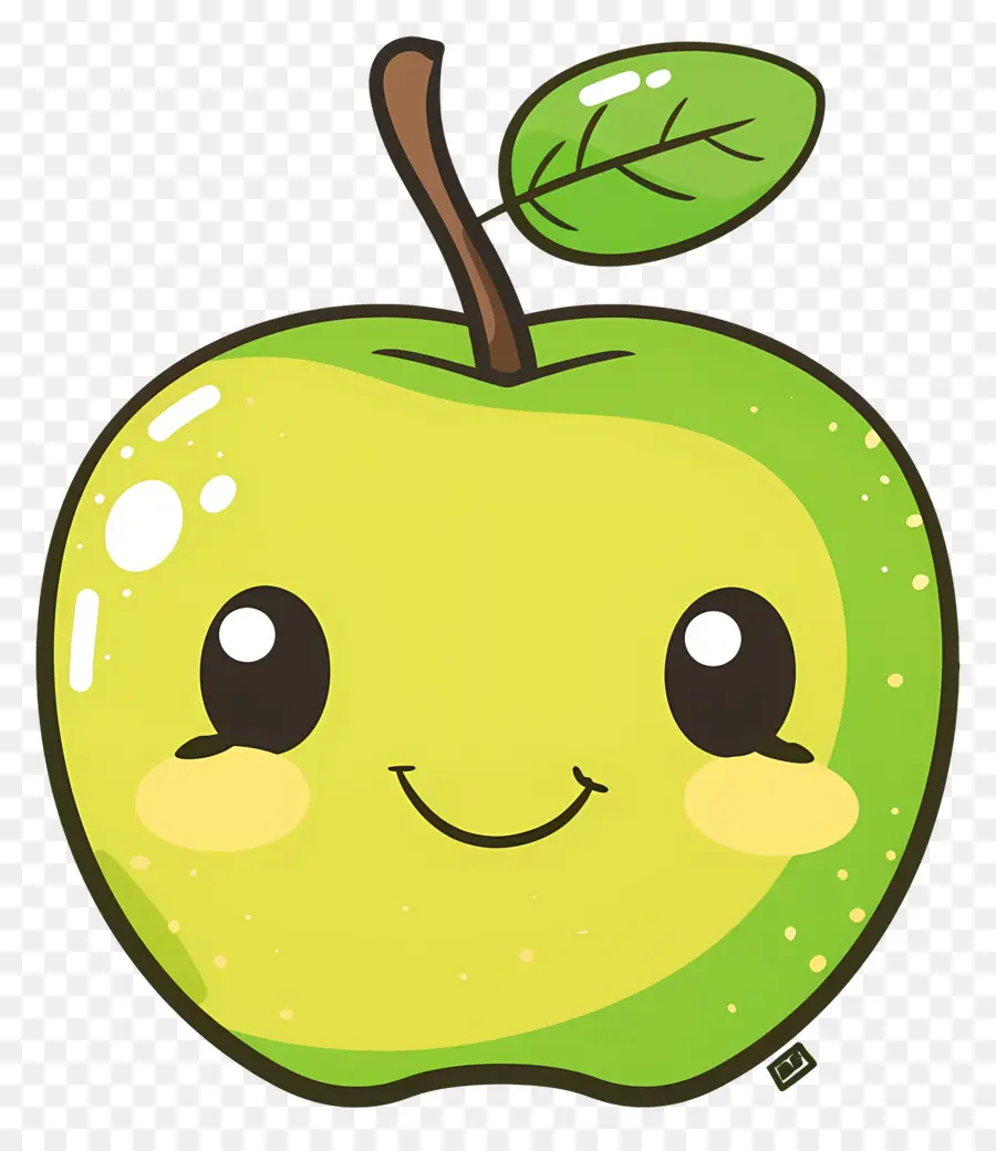 Bonito Apple，Maçã Verde PNG