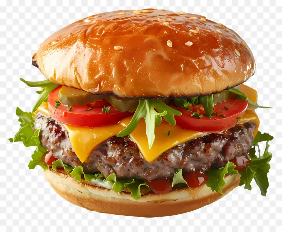 Cheeseburger，Burger PNG