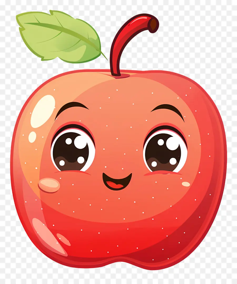 Bonito Apple，Desenho Animado Da Apple PNG