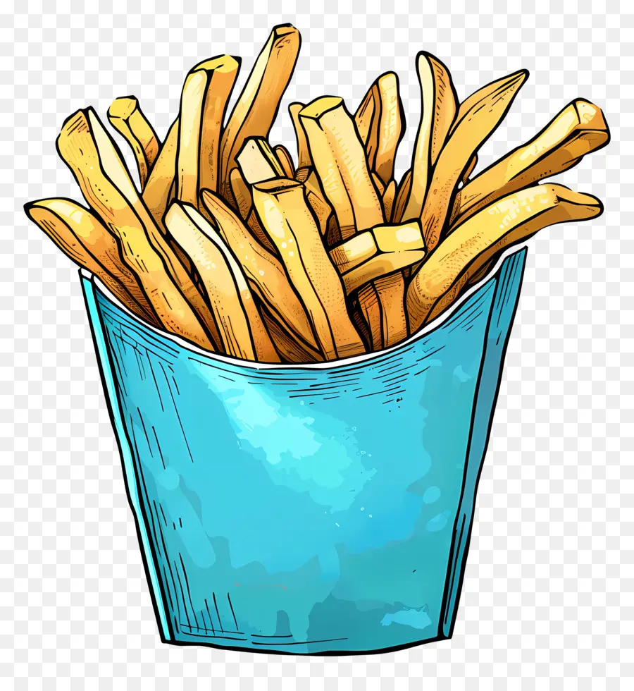 Batatas Fritas，Comida Rápida PNG