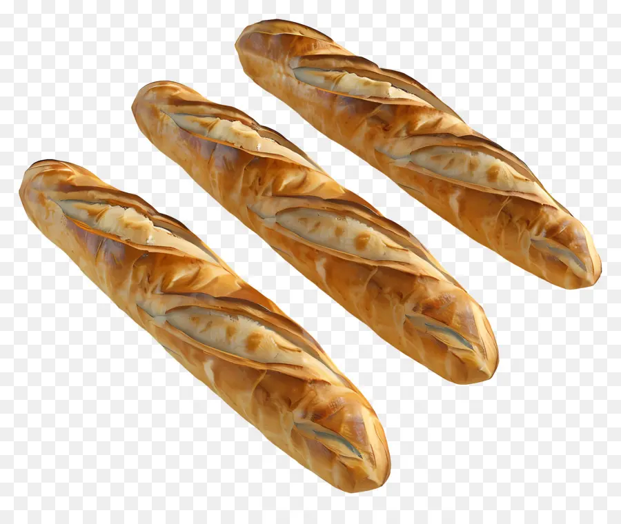 Baguete，Pão Branco PNG