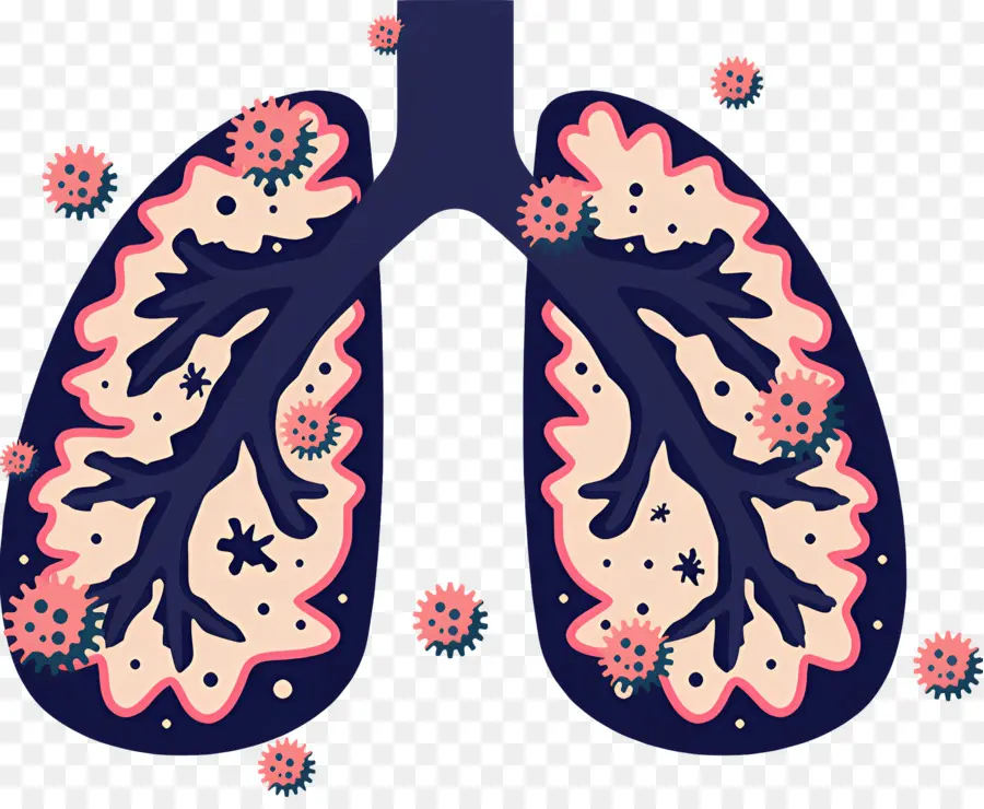 Pulmão，Inflamação Pulmonar PNG