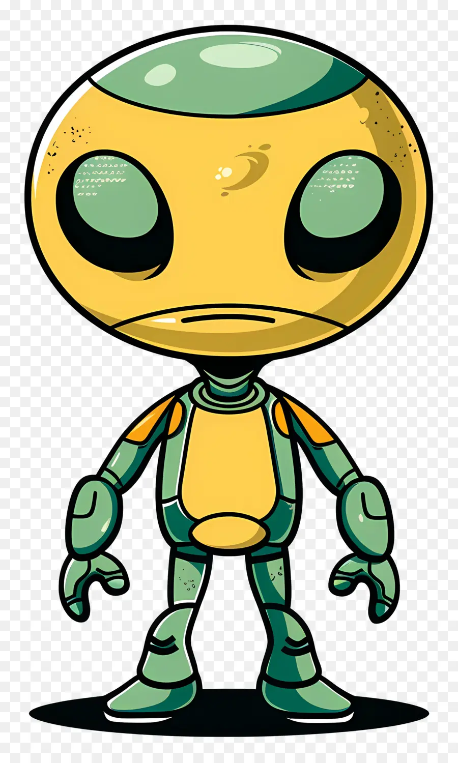 Cartoon Alienígena，Robô PNG