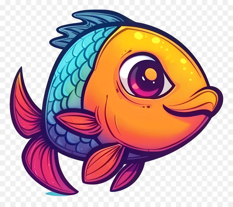 Peixe Bonito，Peixes Coloridos PNG