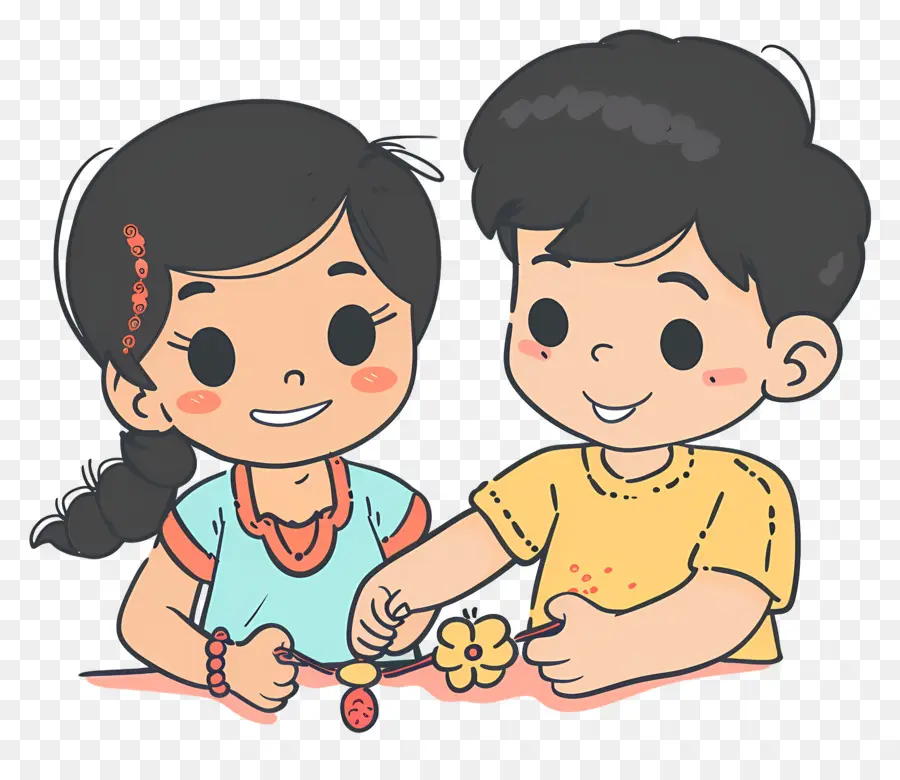 Raksha Bandhan，Cartoon PNG