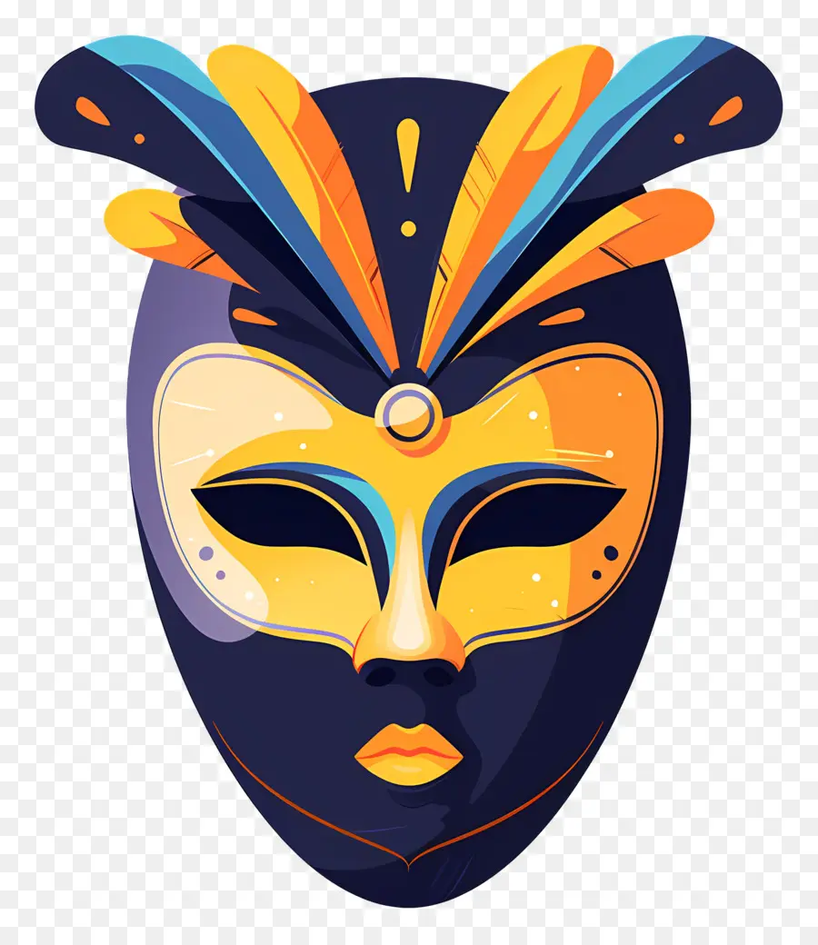 Máscaras Venezianas，Máscara Negra PNG