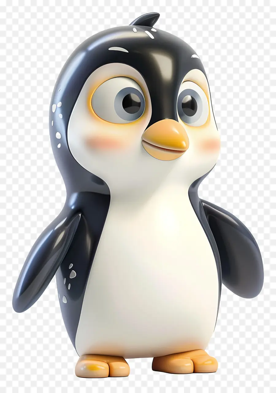 3d Little Penguin，Penguin PNG