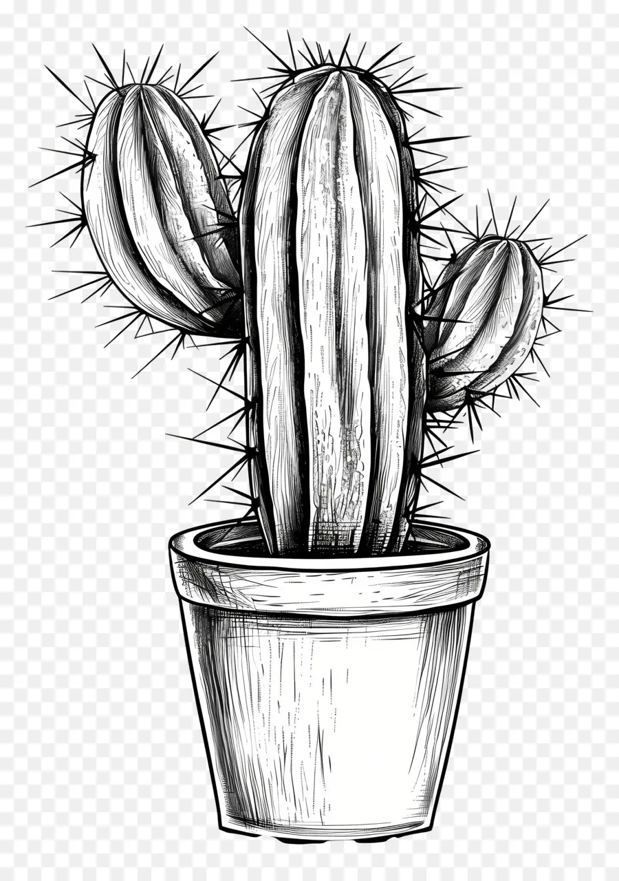 Cacto Na Panela，Cactus PNG