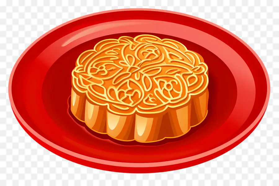 Mooncake，Comida Chinesa PNG