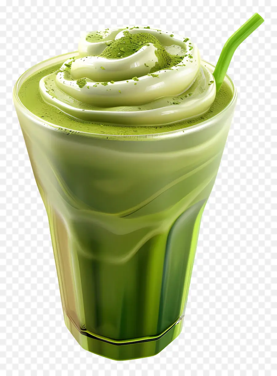 Bebida Matcha，Bebida Verde PNG