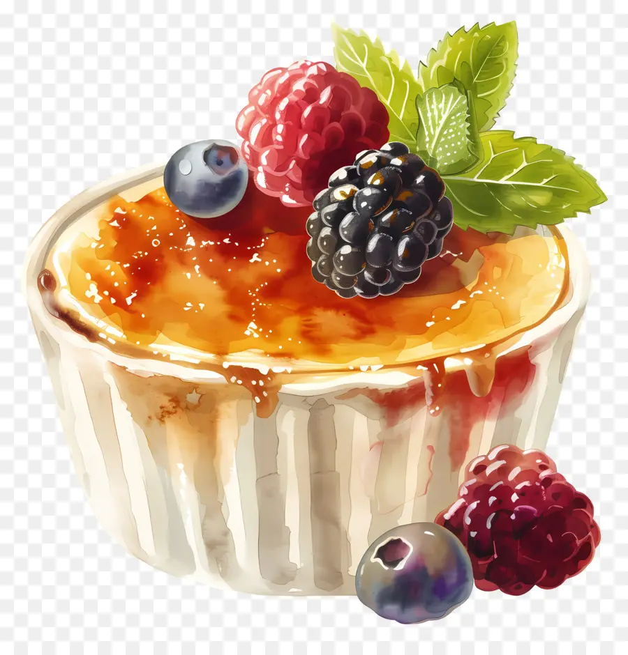 Crème Brûlée，Sobremesa PNG