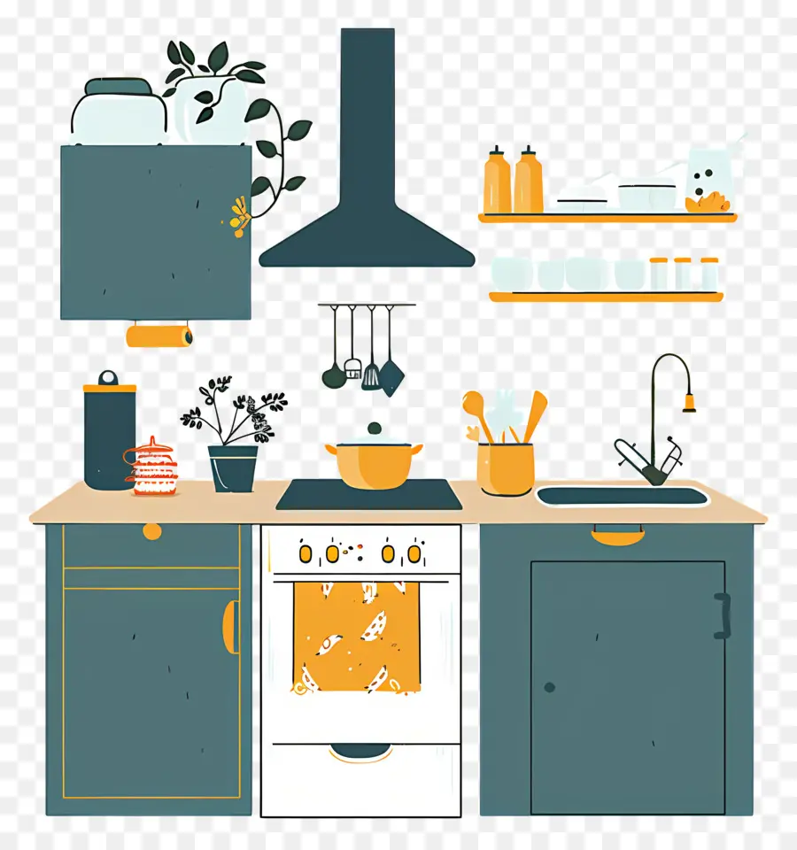 Kitchen，Forno PNG