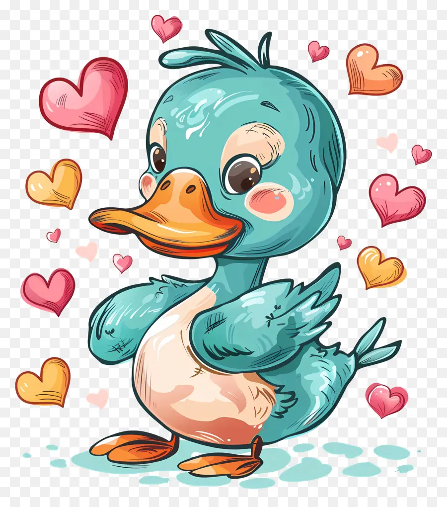 Pato，Blue Duck PNG