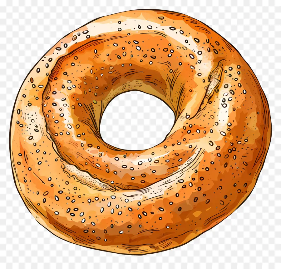 Bagel，Crocante PNG