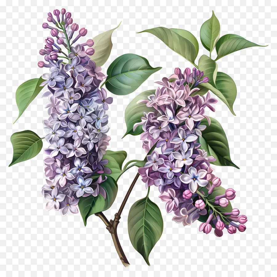 Chinês Lilás，Lilacs PNG