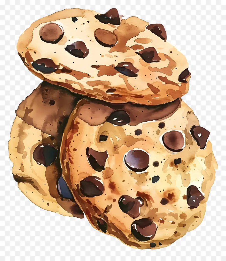 Chocolate Chip Cookies，Caseiro PNG