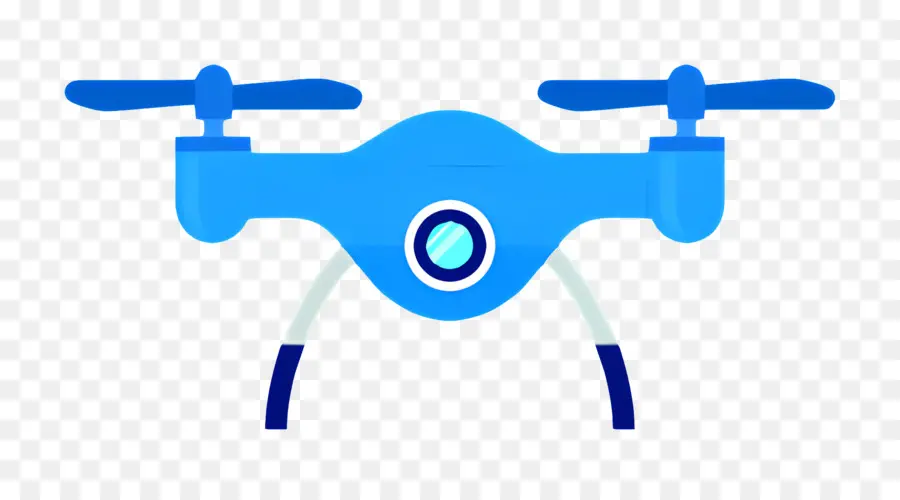 Drone，Drone Azul PNG