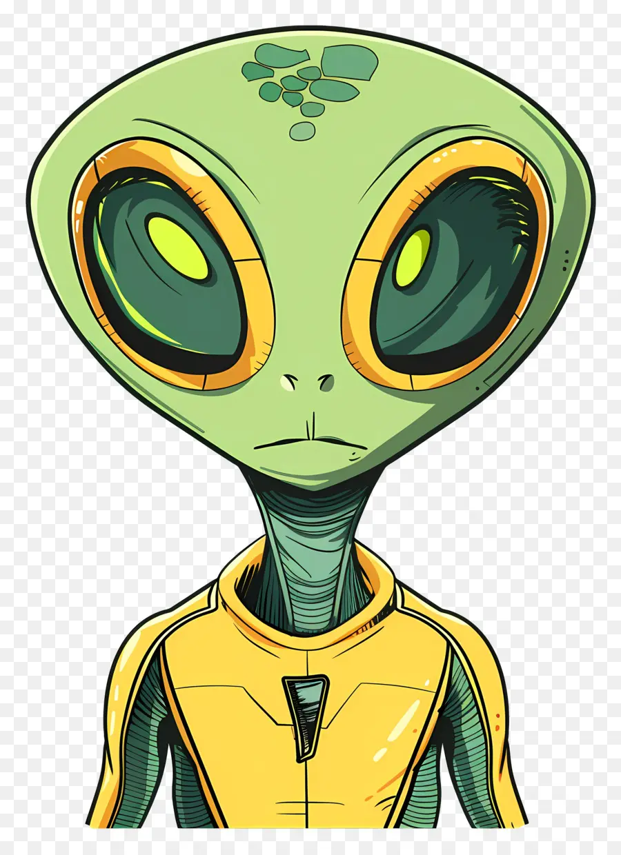 Cartoon Alienígena，Alien PNG