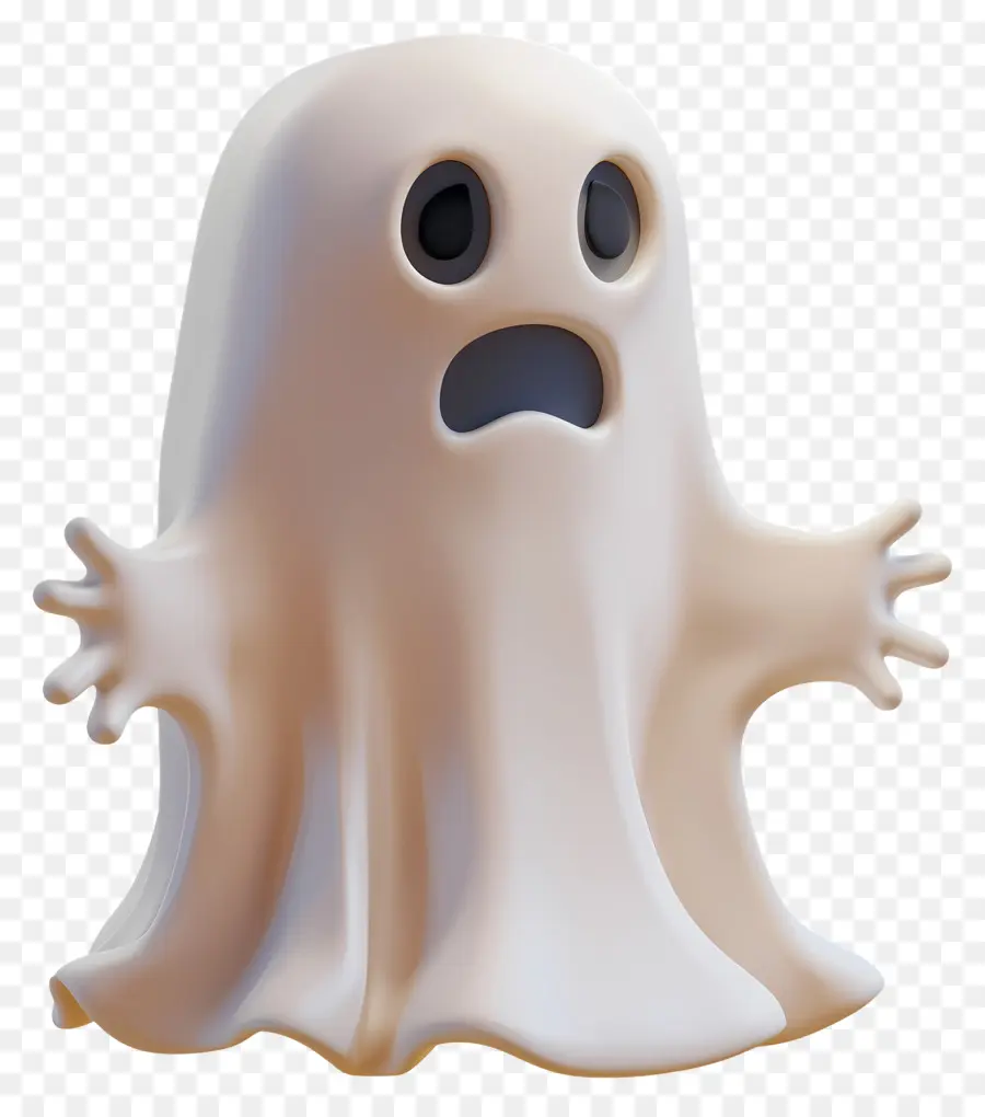 3d Fantasma Assustada，Dos Desenhos Animados De Espírito PNG