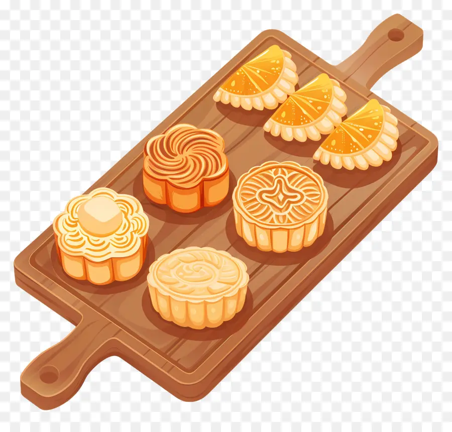 Mooncake，Produtos De Panificação PNG