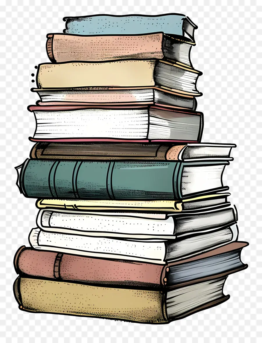 Pilha De Livros，Livros PNG