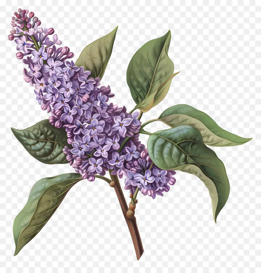 Chinês Lilás，Flor De Lila Púrpura PNG