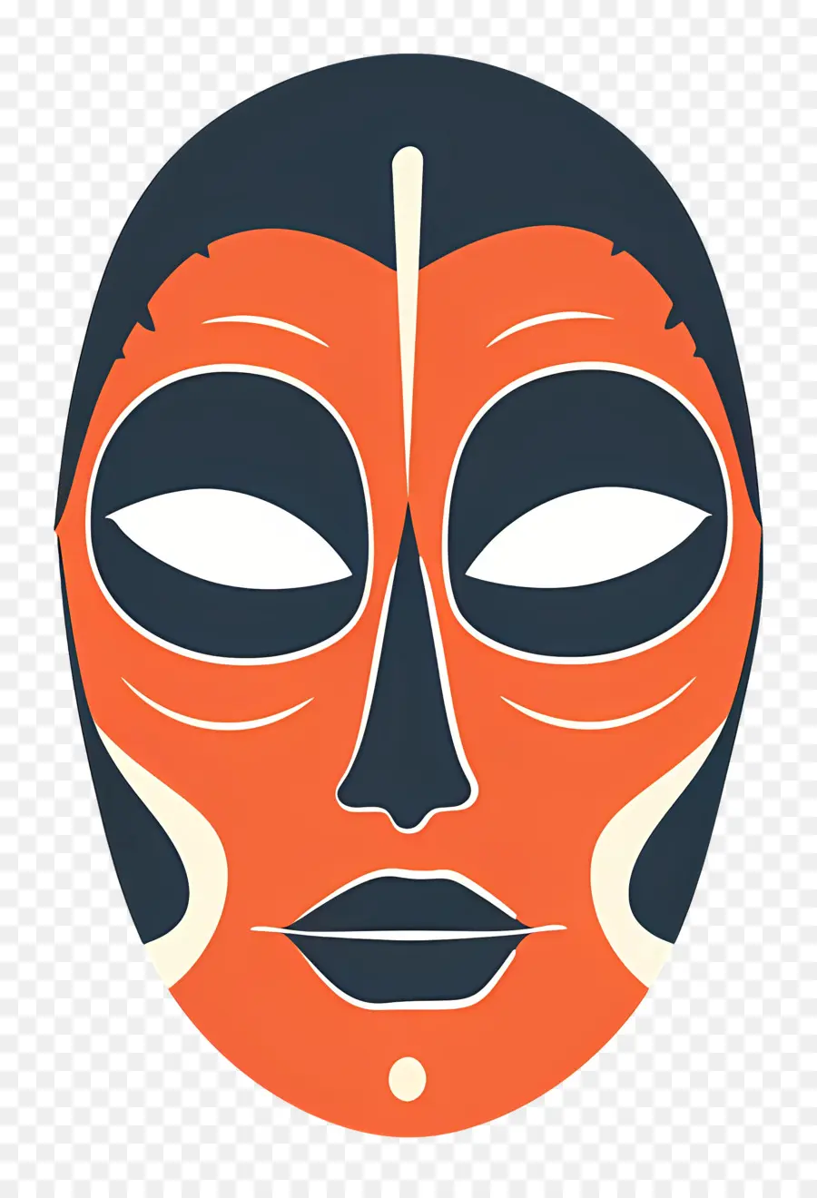 Máscara De Halloween，Máscara Tribal Africana PNG