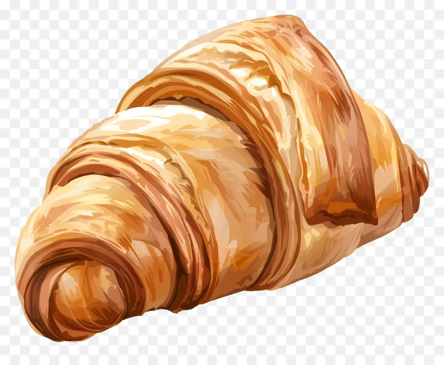 Croissant，Pastelaria PNG