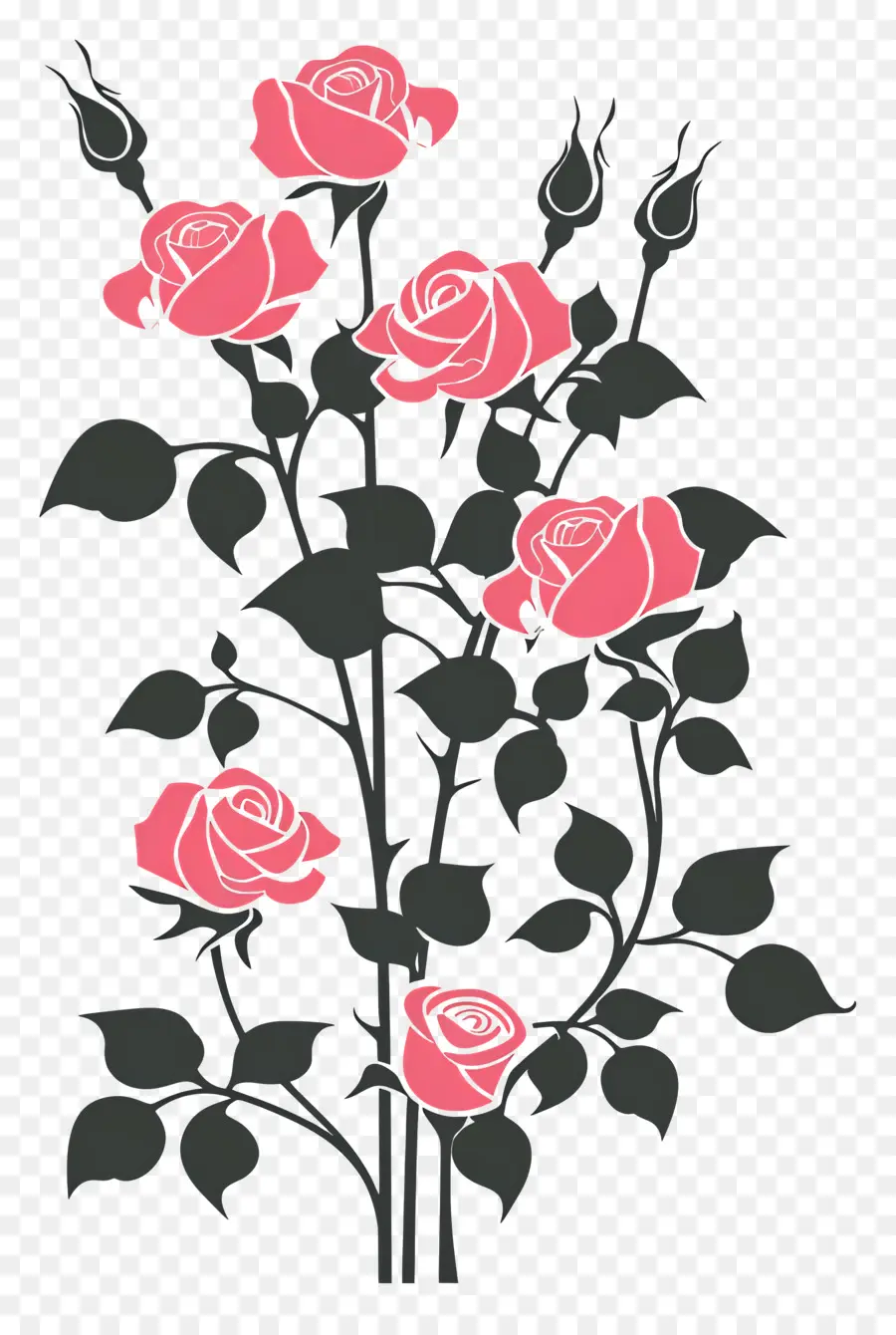 Jardim Das Rosas，Rosas Cor De Rosa PNG