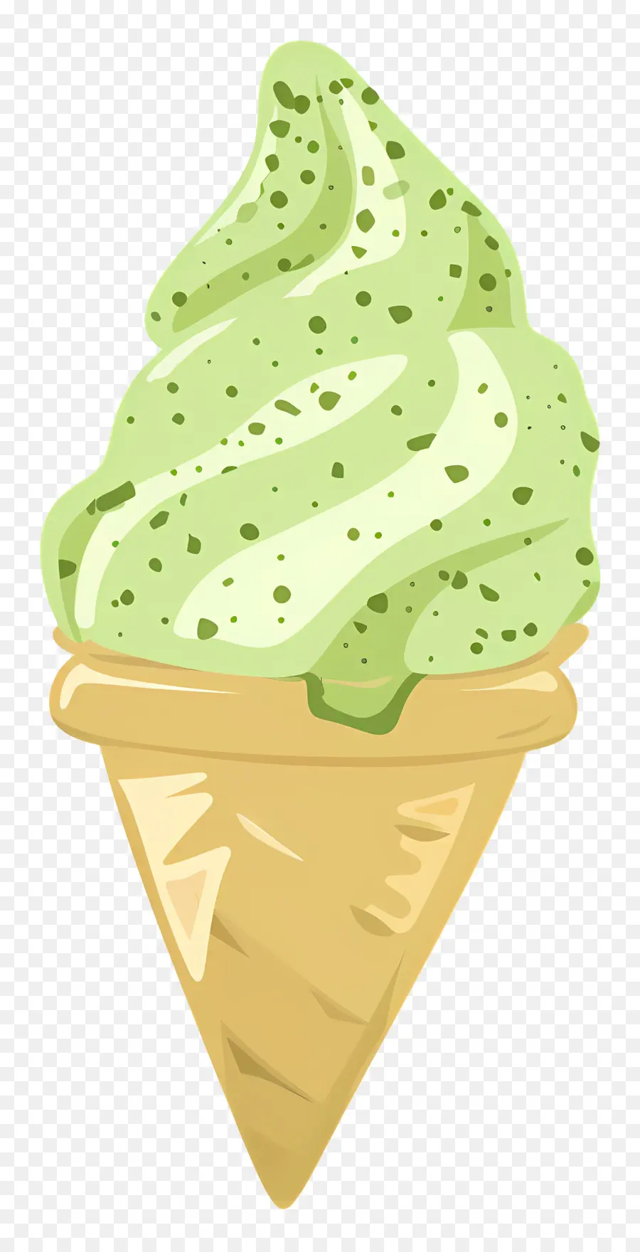 Matcha Sorvete，Verde Gelado PNG