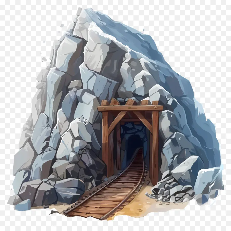 Entrada Da Mina，Caverna PNG